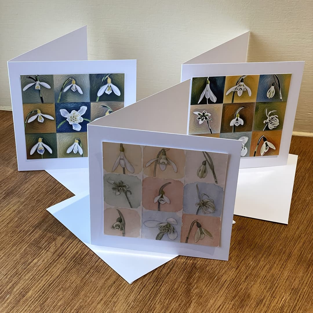 Greetings Cards Set C - Set of 3 (Free P&P)